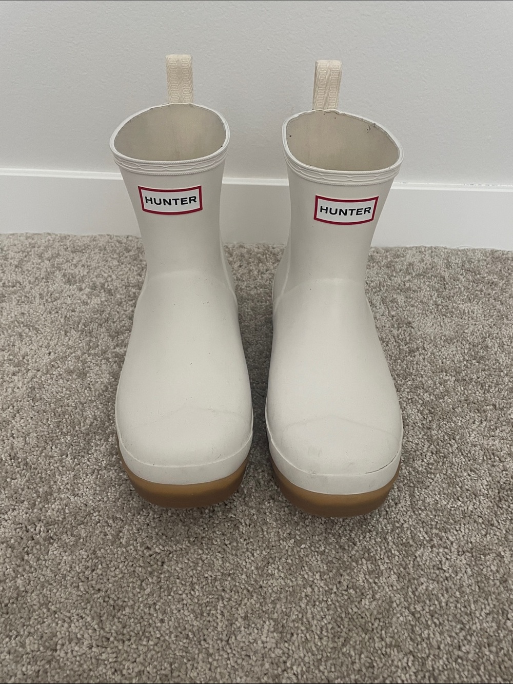 Hunter Women’s White Rain Boots